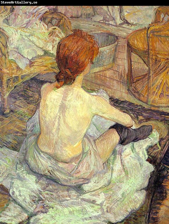  Henri  Toulouse-Lautrec La Toilette